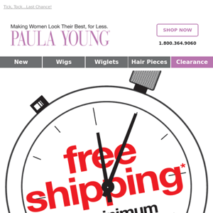 FREE SHIPPING? Time's (Almost) Up!