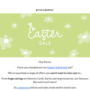 Easter Sale 🐥 45% Off Sensory Box - 20% Off Sensory Cards & More!