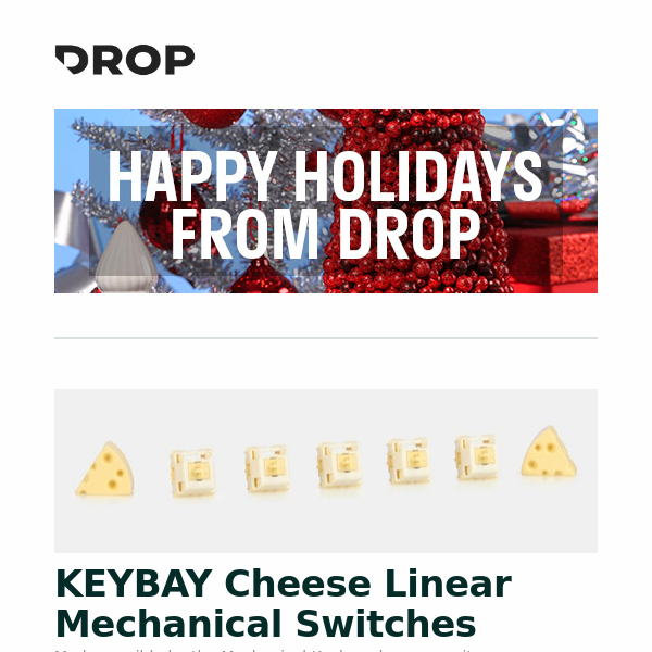 KEYBAY Cheese Linear Mechanical Switches, Topping DX3 Pro+ Bluetooth 5.0 Amp, Sharge Prism Power Bank and more...
