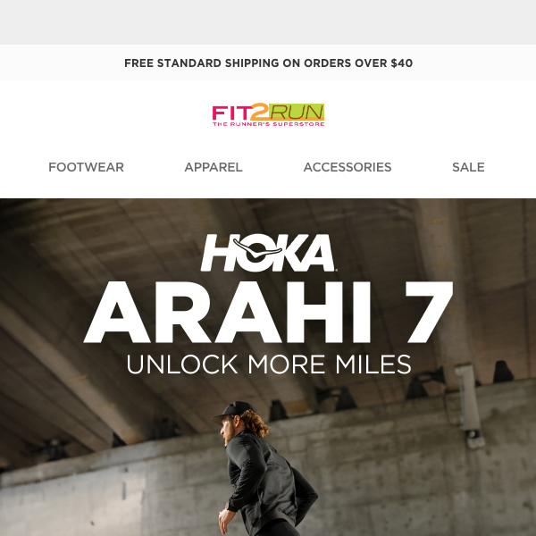 Upgrade your run with the Hoka Arahi 7