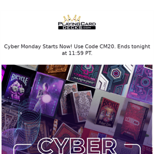 Cyber Monday Sale! 20% Off Everything 🎁