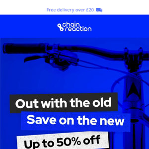 Out with the old, save on the new 🚲