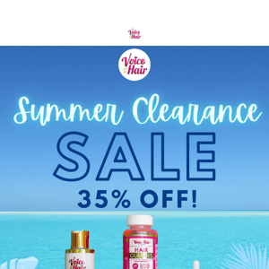 Summer Clearance Sale: 35% OFF 🔥