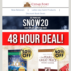 48 Hours Only! Come Follow Me and Latter-day Saint Book Deals! Must Haves for 2022!
