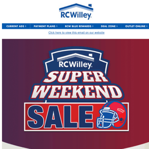 Super Weekend Sale Is Here!