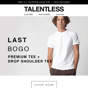 BOGO: Last Chance Warning!