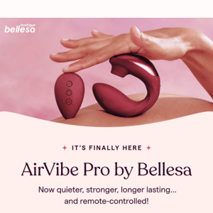 Meet AirVibe Pro by Bellesa 👋