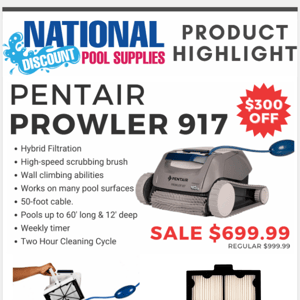 Save $300 off of this Pentair Robotic Pool Cleaner 🤩