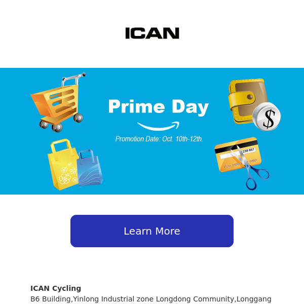 ICAN Cycling Prime Day Event--UP TO 300 USD OFF!