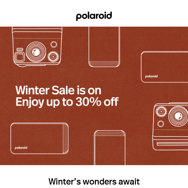 Hey, Up to 30% off ❄️ Winter sale has arrived.