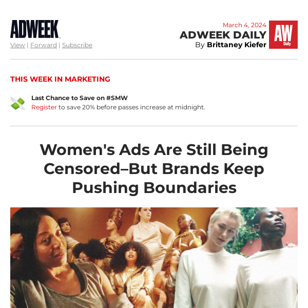 Female Focused Ads Still Face Censorship