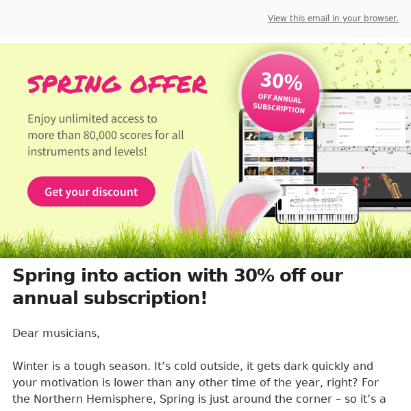🌸Spring Offer: Save 30% on our Tomplay annual subscription!