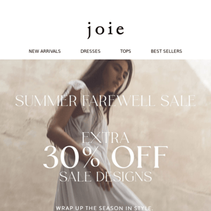 Summer Farewell Sale | Up to 75% Off