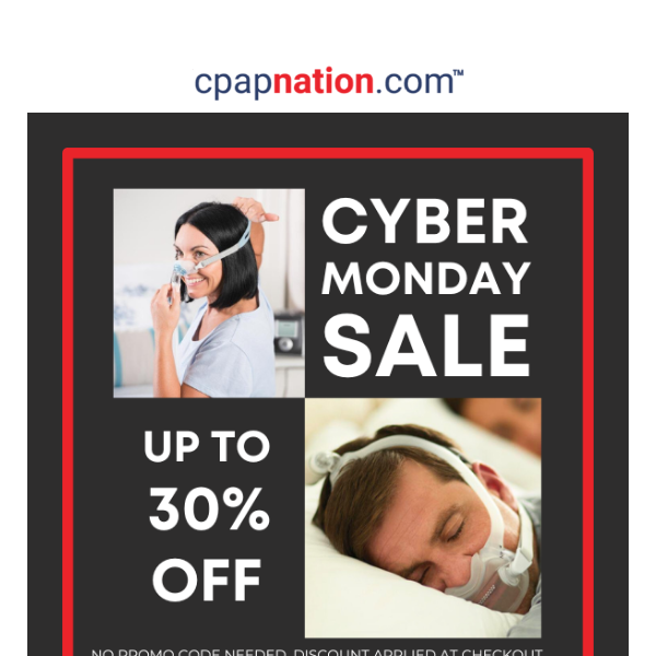 Cyber Monday Sale – Up to 30% Off!