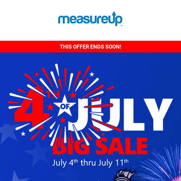 🎆 Times running out! - 40% OFF our 4th of July Sale 🗽