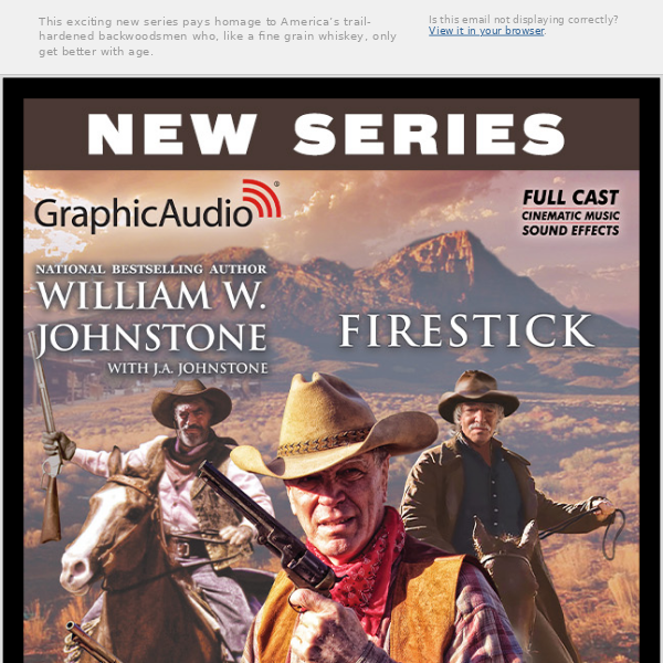 NEW SERIES! Firestick 1 by William W. Johnstone and J.A. Johnstone