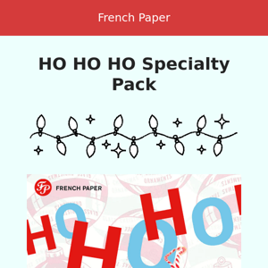 🎅HO HO HO Specialty Pack Available Now!🎅