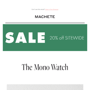 The Mono Watch is HERE!
