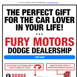 Perfect Gift for the Car Lover in Your Life!