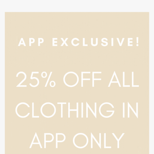 ✨EXCLUSIVE DEALS NOW AVAILABLE IN OUR MOBILE APP!