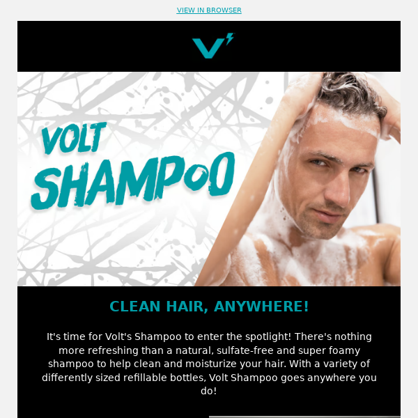 Volt Shampoo Size Comparison!