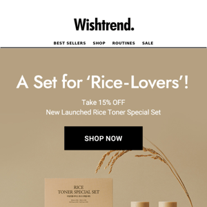 NEW Rice Special Set for Rice-Lovers!