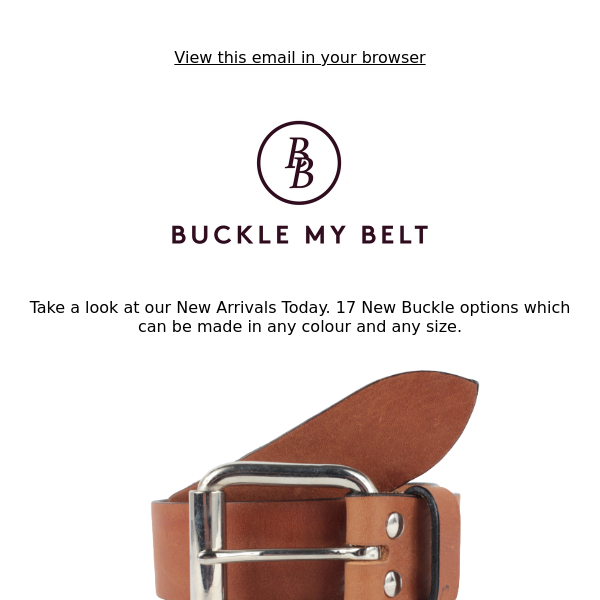 Buckle My Belt - Latest Emails, Sales & Deals