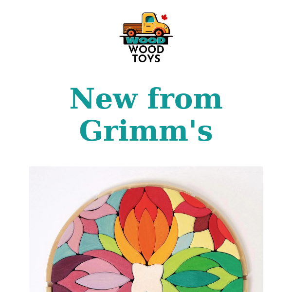 Look what just arrived: NEW toys from Canydlab, Erzi, Grimm's and more!