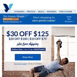 The Vitamin Shoppe—this coupon's got your name on it