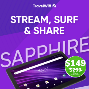 Save Big on Sapphire Tablet!