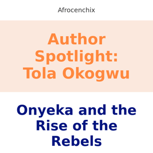 Onyeka and the Rise of the Rebels book launch! 😱