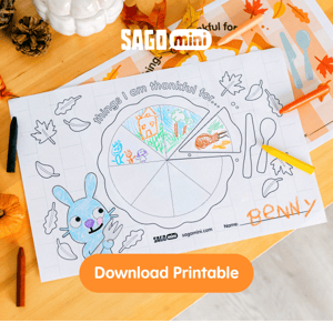 Color a printable placemat for Thanksgiving dinner! 🍂🍽🦃
