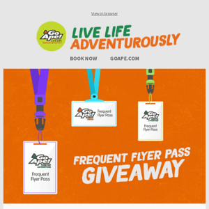 Win a FREE Frequent Flyer Pass!