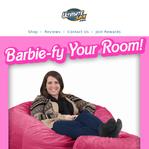 Barbie bean bag discount chair