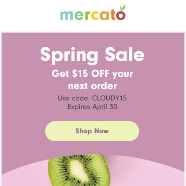 Exclusive Offer: $15 Off Groceries