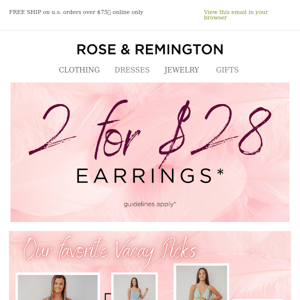 🚨2 FOR 28 EARRINGS! 🚨