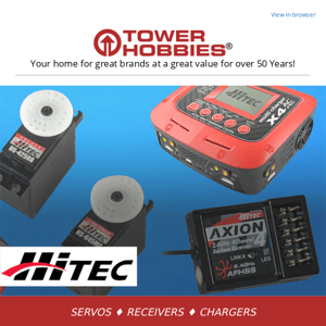 Shop HITEC RC Accessories at Tower Hobbies!