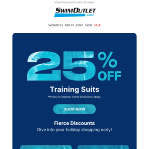 Get Gifting with 25% off Training Suits! 🤩