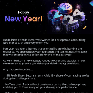 Kickstart the New Year with FundedNext: Unmatched Trading Opportunities Await!