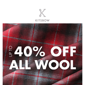 40% OFF WOOL COLLECTION