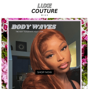 Make an entrance with the perfect, voluminous, pre-plucked body wave wig...  🫶