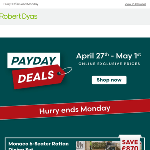 Amazing PAYDAY DEALS now on!