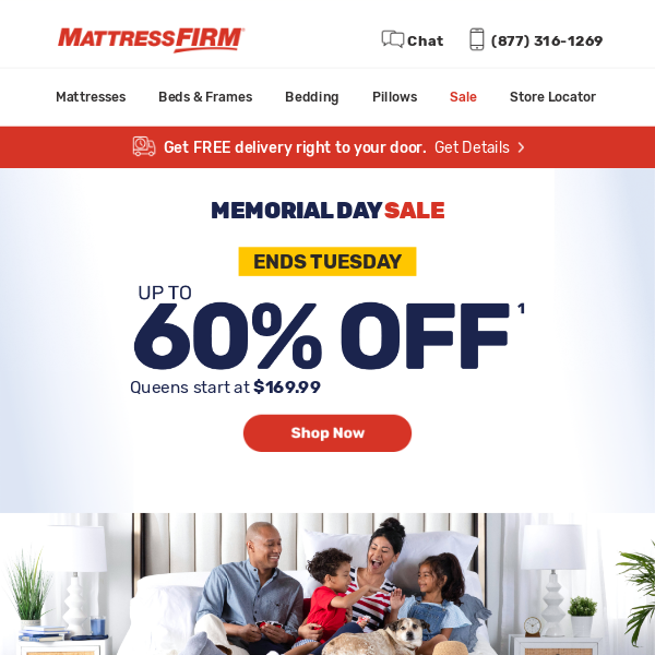 Shop Memorial Day deals...who doesn't want a GREAT night of rest?