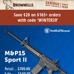 Don't wait to buy an M&P15 Sport