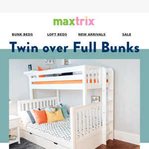 Double the Fun: Twin Over Full Bunk Beds Steal the Spotlight!