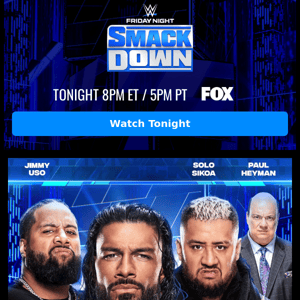 SmackDown Preview: Roman Reigns returns to handle Tribal Business AND The U.S. Championship Tournament continues!