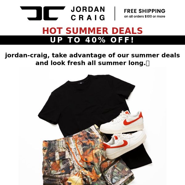 Summer Fits : Up to 40% off!