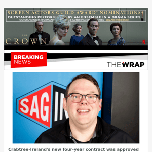 SAG-AFTRA Renews Duncan Crabtree-Ireland as National Executive Director Through 2028