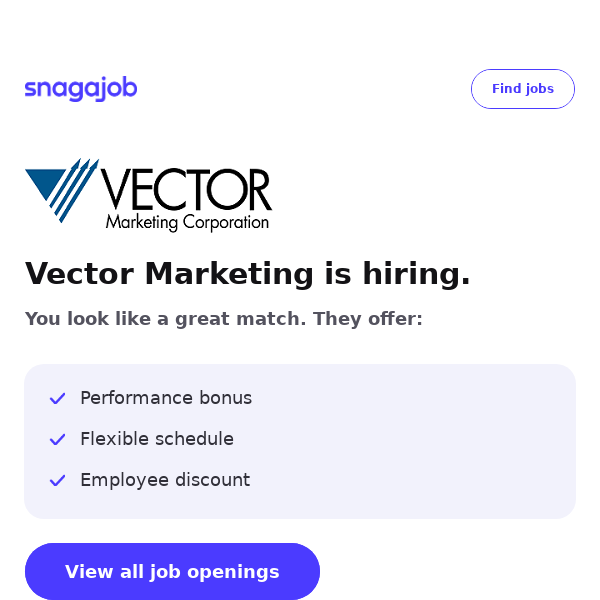 Vector Marketing is hiring near you