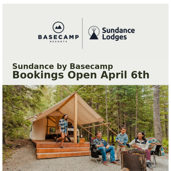 Mark those calendars | Sundance by Basecamp 🏕️ 